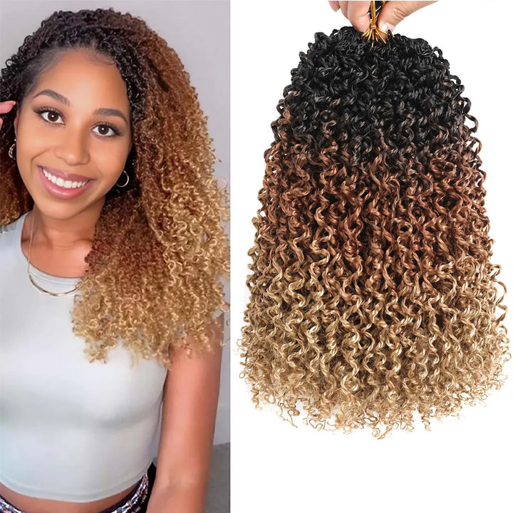Crochet Curly Hair – 100% Human Hair Pre-Looped, Kinky Coily
