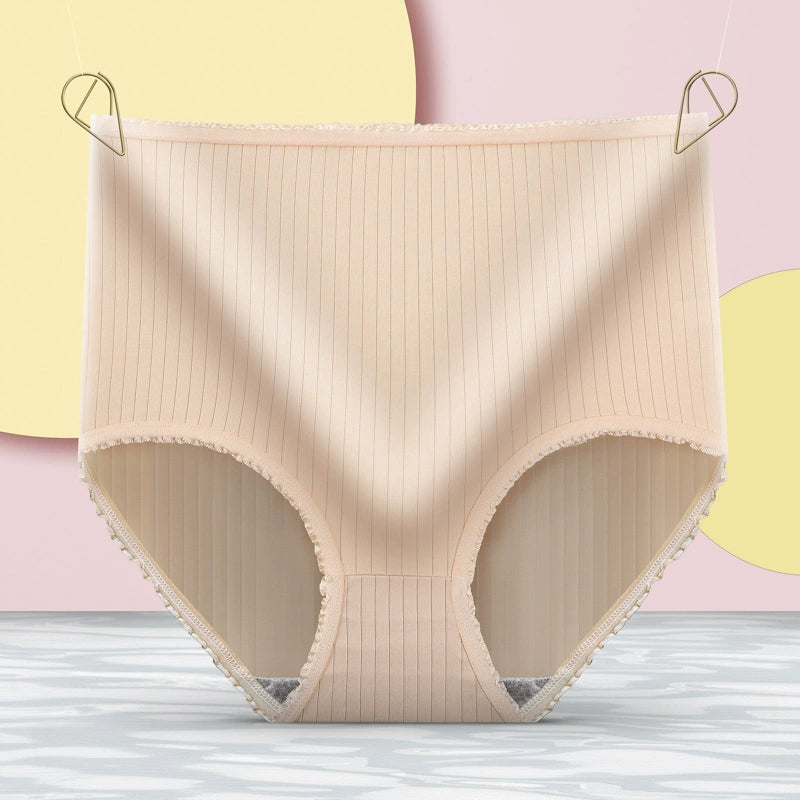 Buy 3 Get 3 Free Pack Plus-Size High-Waist Seamless-Trim Panties for Everyday Ease