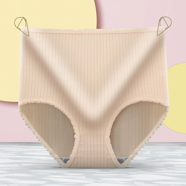 Buy 3 Get 3 Free Pack Plus-Size High-Waist Seamless-Trim Panties for Everyday Ease