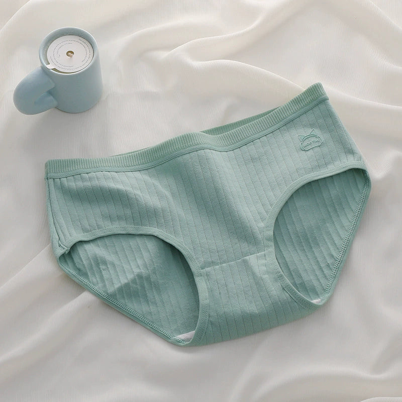 4-Pack Women’s Cotton Briefs — Soft, Breathable, No-Shrink Everyday Comfort