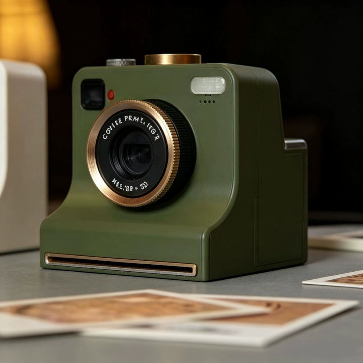 3D-Printed Latte Art Camera Stencil Tool