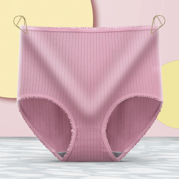 Buy 3 Get 3 Free Pack Plus-Size High-Waist Seamless-Trim Panties for Everyday Ease