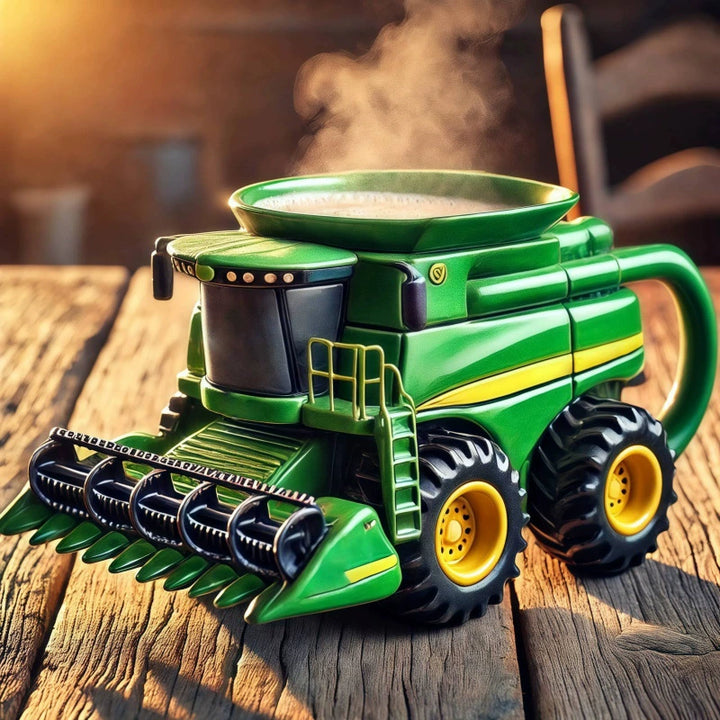 Vintage Tractor-Shaped Coffee Mug – 11 oz Retro Farm Cup