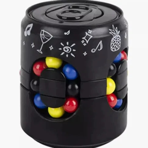 Can Shaped Fidget Cube — Soda Can Puzzle Stress Relief Toy for Kids and Adults