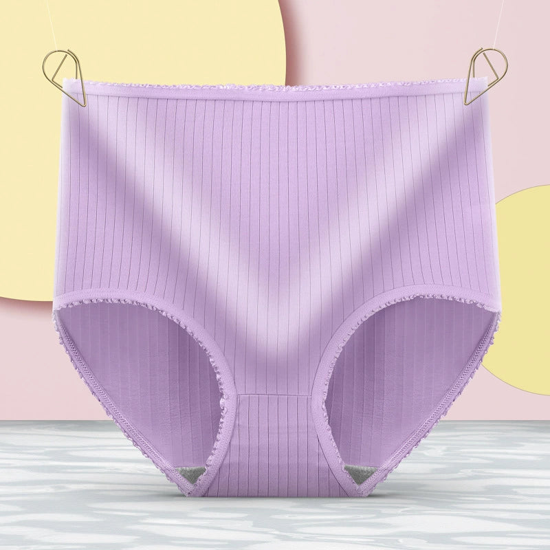 Buy 3 Get 3 Free Pack Plus-Size High-Waist Seamless-Trim Panties for Everyday Ease