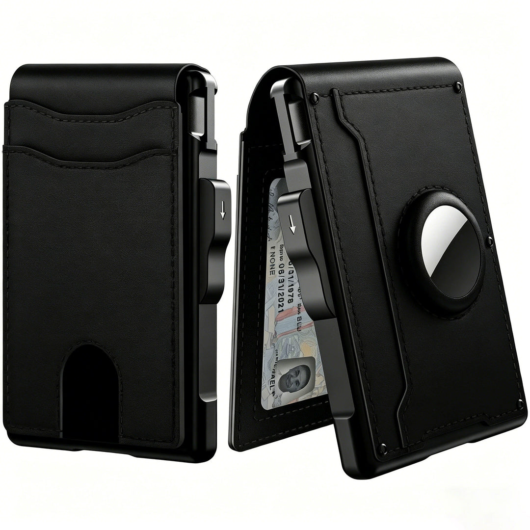 RFID-Blocking Bifold Wallet with Pop-Up Card Access