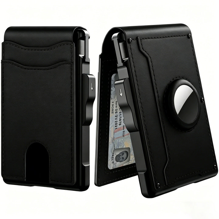 RFID-Blocking Bifold Wallet with Pop-Up Card Access