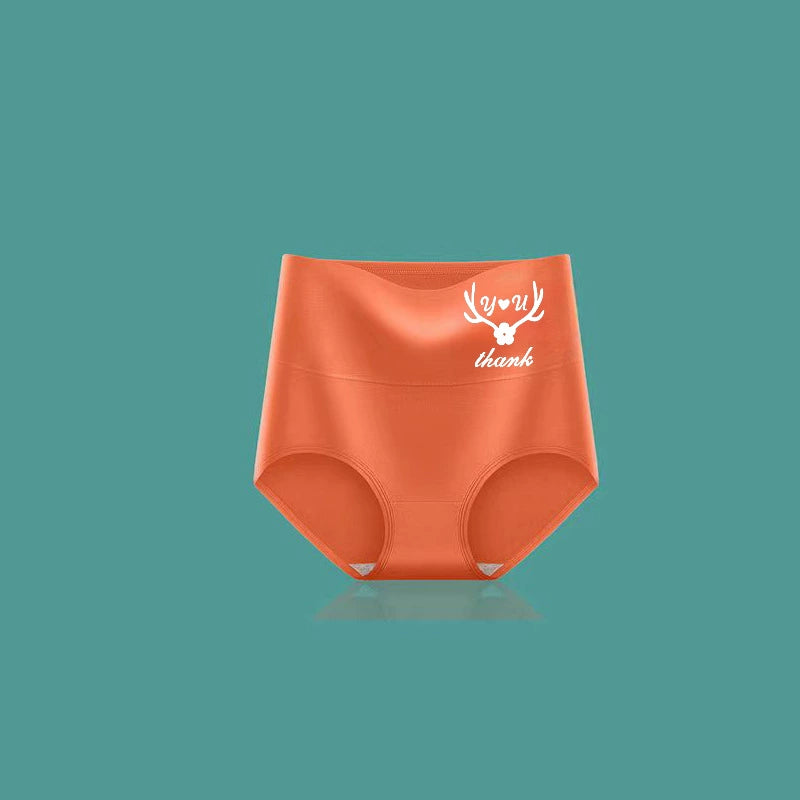 Buy 3 Get 3 Free, Pure Cotton High‑Waist Panties for Everyday Freshness