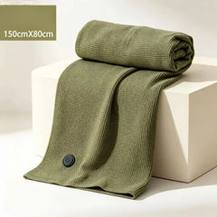Heated Wearable Blanket with 3 Heat Settings – Hands-Free USB Warmth