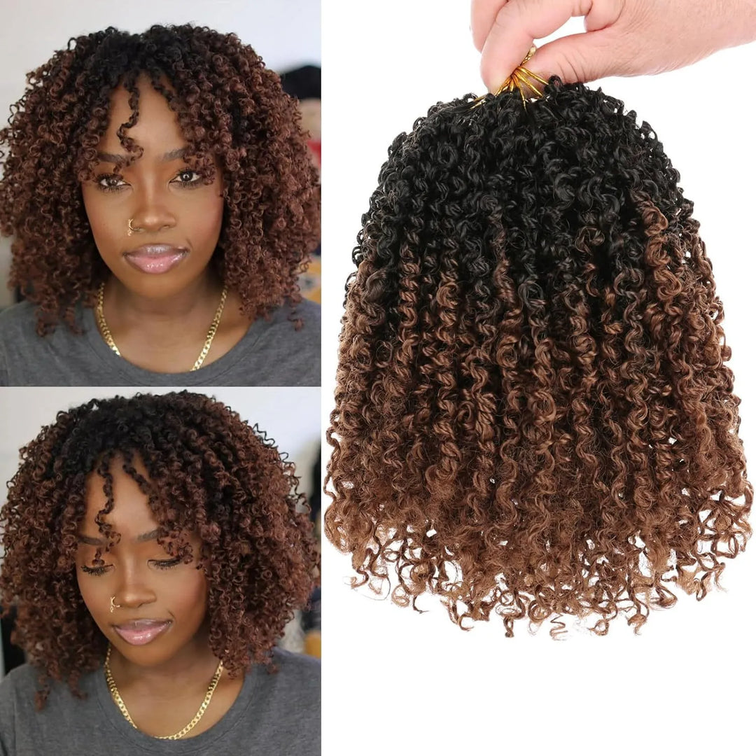 Crochet Curly Hair – 100% Human Hair Pre-Looped, Kinky Coily
