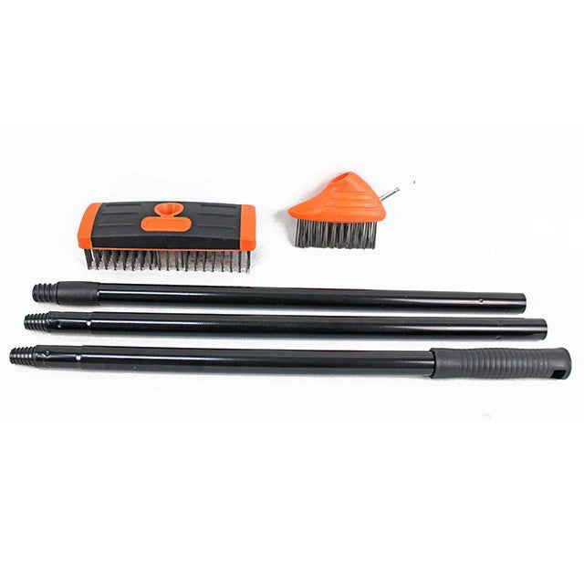 3-in-1 Weeding Wire Brush Set - Steel Bristle &amp; Scraper