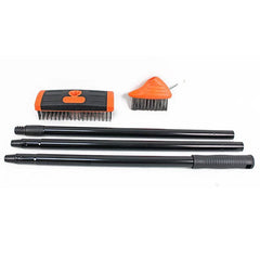 3-in-1 Weeding Wire Brush Set - Steel Bristle &amp; Scraper