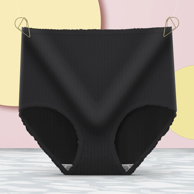 Buy 3 Get 3 Free Pack Plus-Size High-Waist Seamless-Trim Panties for Everyday Ease