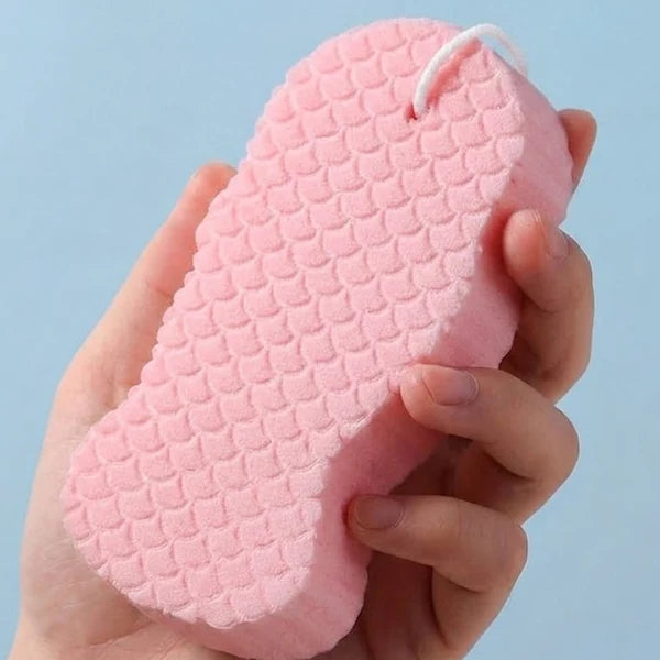 2-Pack Soft PVA Exfoliating Bath Sponge for Smooth Skin