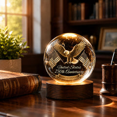 America 250 Crystal Ball Night Light