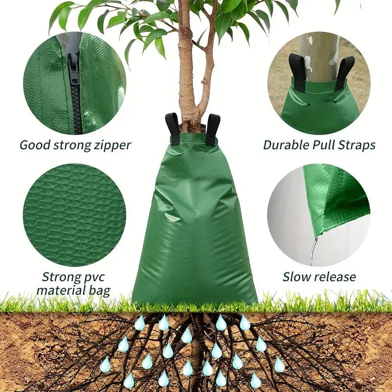 Tree watering bag AquaTree 20 | 75L capacity | Reusable &amp; Long-term watering | For garden &amp; landscaping care