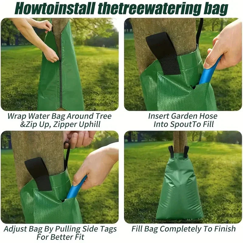 Tree watering bag AquaTree 20 | 75L capacity | Reusable &amp; Long-term watering | For garden &amp; landscaping care
