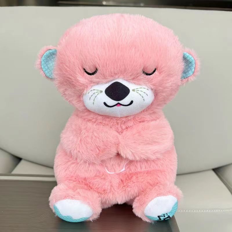 Calming Otter Plush Toy | Rhythmic Breathing Sleep Companion
