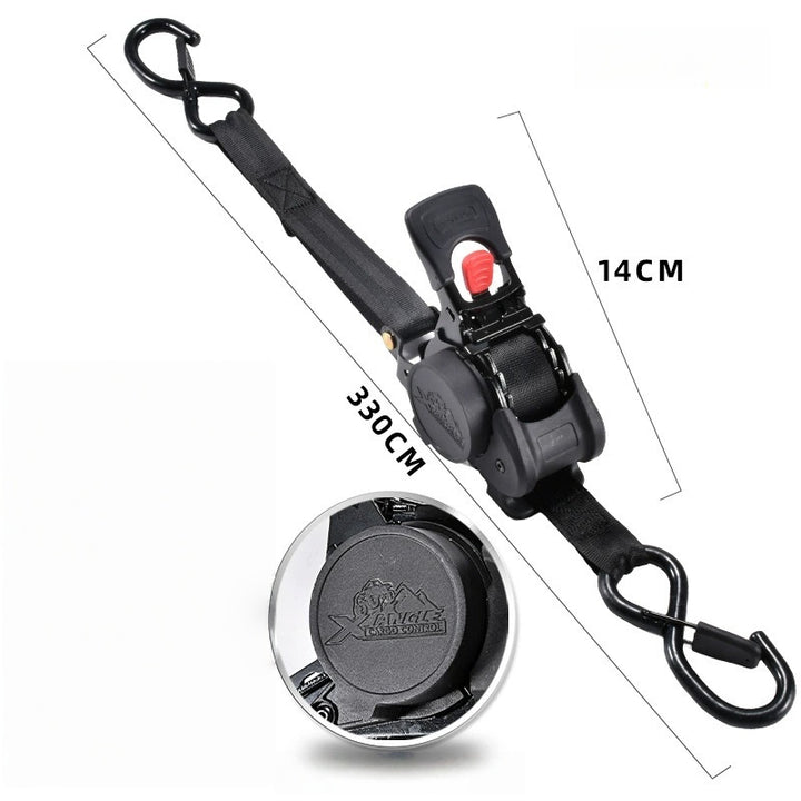 Retractable Ratchet Tie Down Straps | No Knots for Truck &amp; Trailer