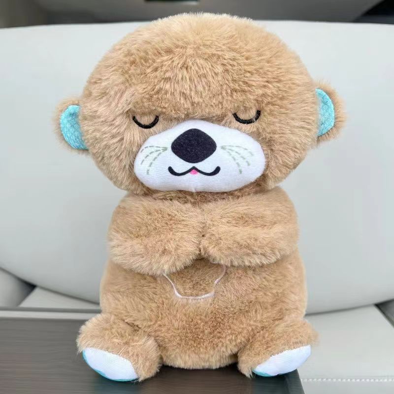 Calming Otter Plush Toy | Rhythmic Breathing Sleep Companion