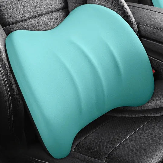 Ergonomic Car Neck &amp; Lumbar Support Cushion Set for Driving Comfort