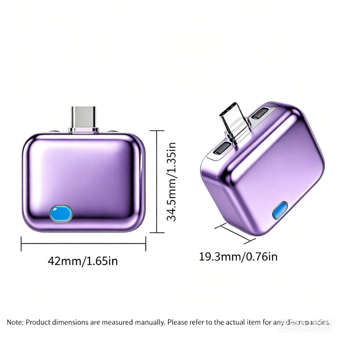 Type-C to Type-C Auto Stop Charger Adapter for Phones &amp; Gadgets