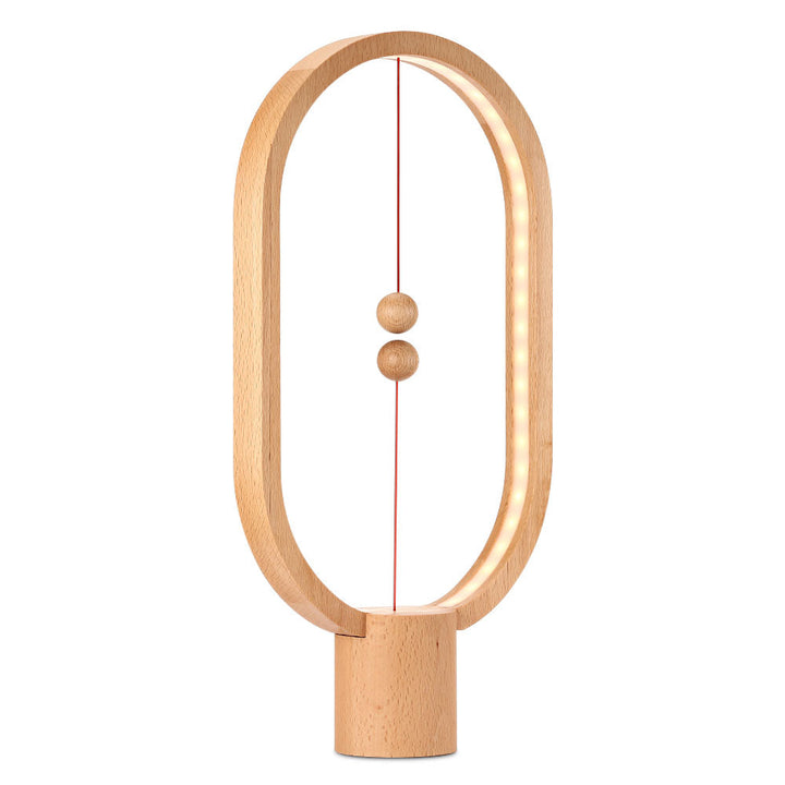 Floating Balance Lamp - Cordless Magnetic Sculpture Table Light