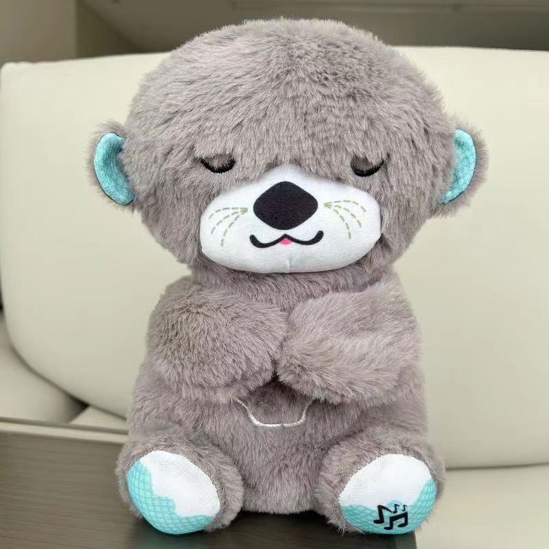 Calming Otter Plush Toy | Rhythmic Breathing Sleep Companion