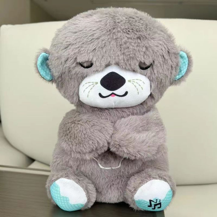 Calming Otter Plush Toy | Rhythmic Breathing Sleep Companion