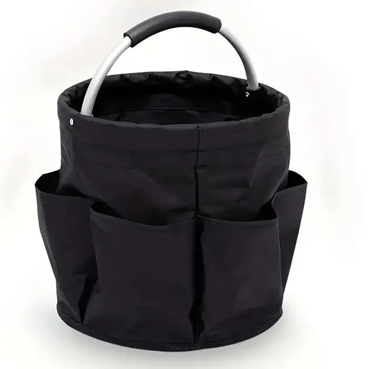 Foldable tote in black