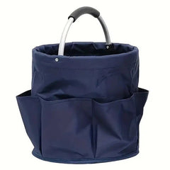 Foldable tote in navy