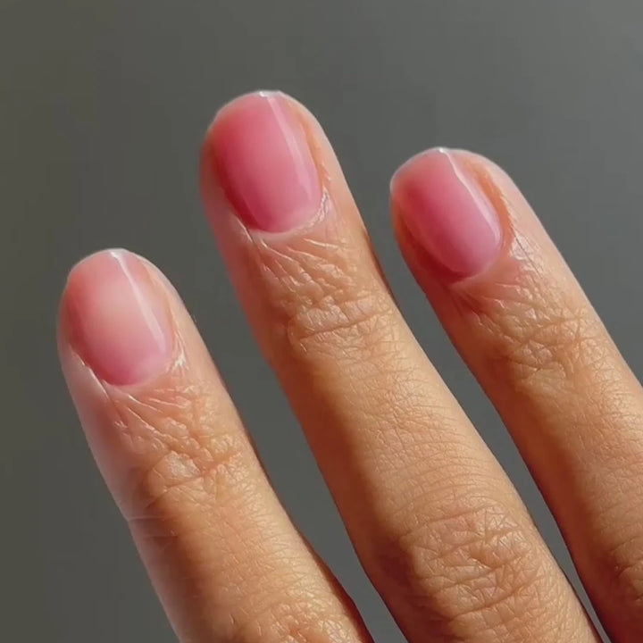 Active Nail Polish - Raspberry Glow &amp; Powder Pink Blur: See Raspberry on nails