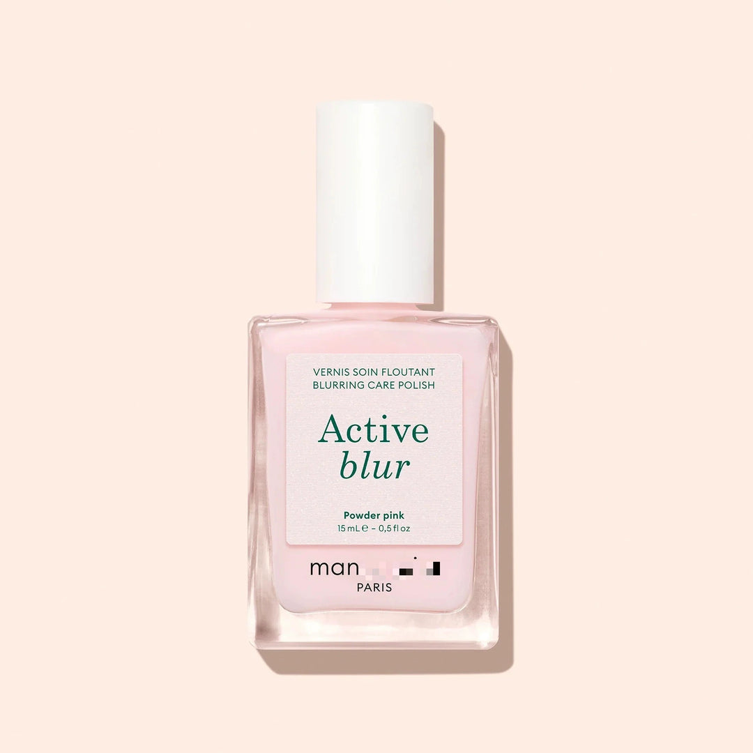 Active Nail Polish - Raspberry Glow &amp; Powder Pink Blur: Powder Pink · Active Blur