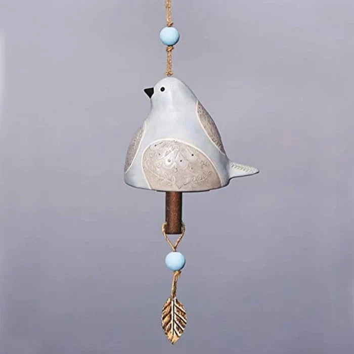 100% Hand-Painted Bird Wind Chime for Porch, Garden and Window