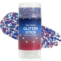 Twist-Up Glitter Stick — Swipe-On Sparkle for Face, Hair &amp; Body