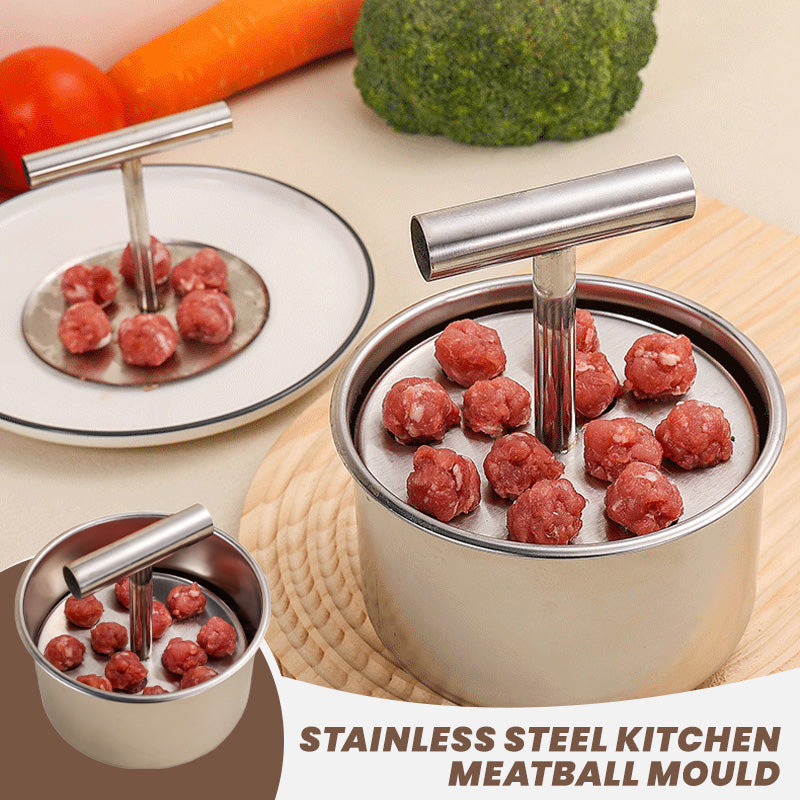 Stainless Steel Meatball Maker 12-Hole – Press &amp; Pop Mould