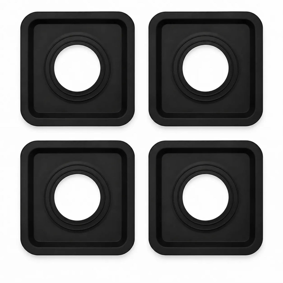 Reusable Silicone Gas Stove Protector Mat, Cut-to-Fit Burner Pad