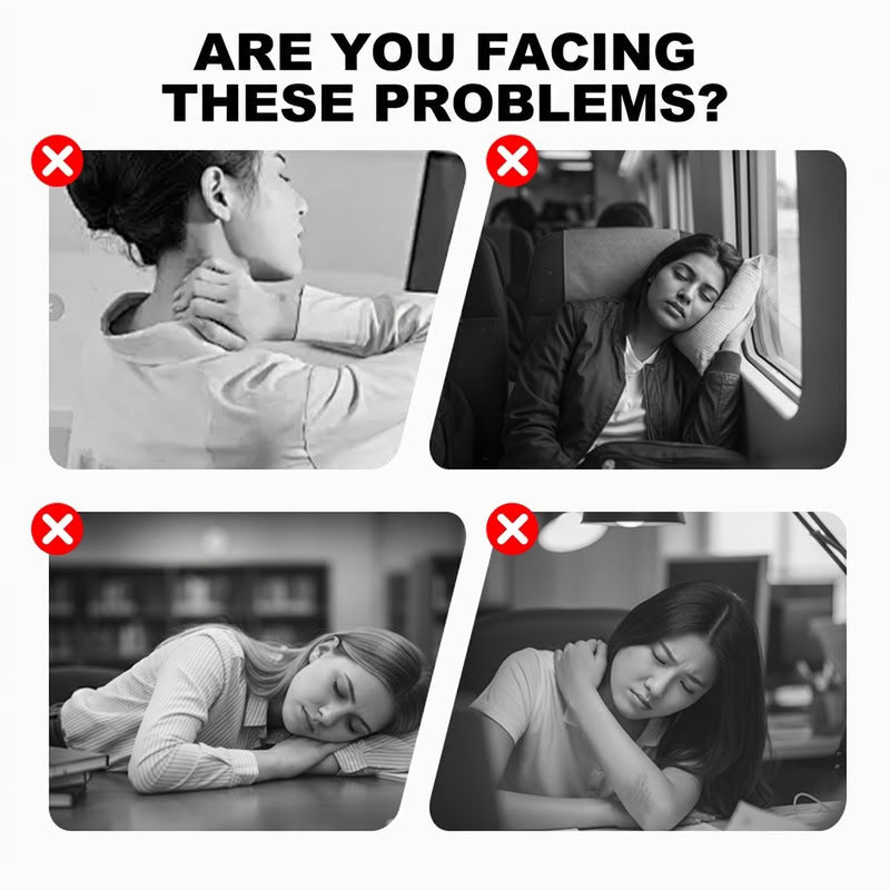 Inflatable Forward-Leaning Travel Pillow