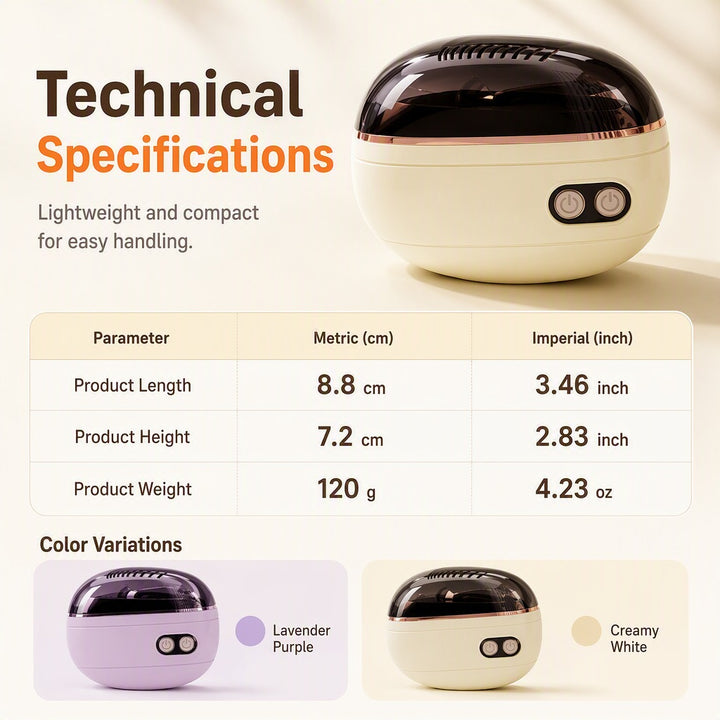 Electric Nail Clipper - 2-in-1 Trimmer &amp; Nail Grinder, Safe for Seniors