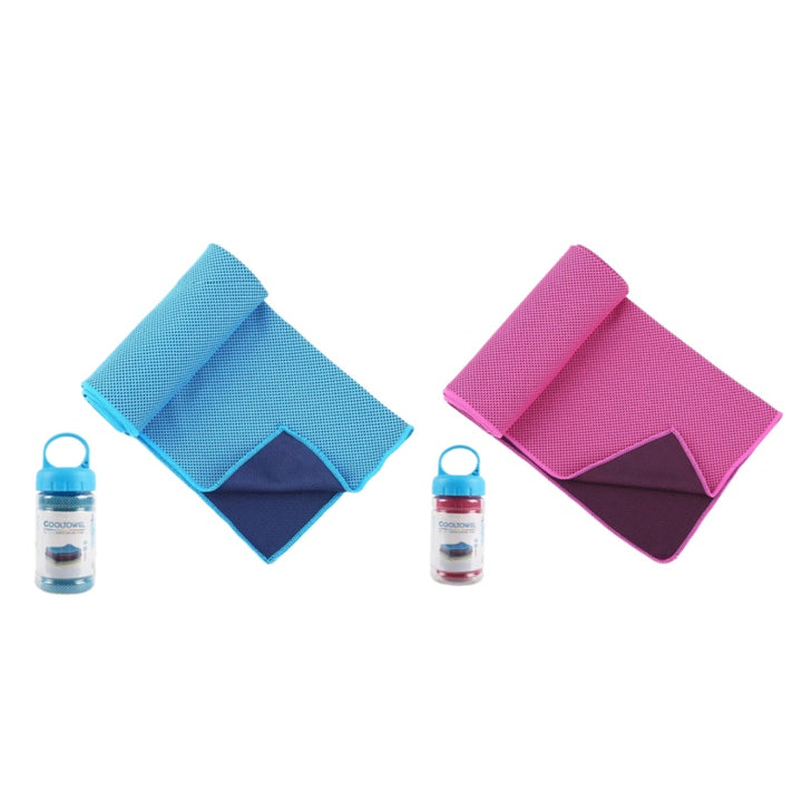 2-Pack Cooling Towels – Hyper-Evaporative Microfiber for Hot Days