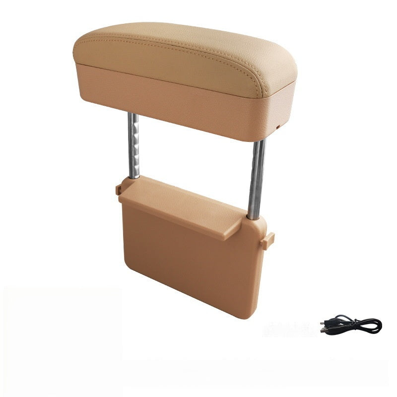 Car Armrest Extender with Wireless Charging | Adjustable Elbow Support
