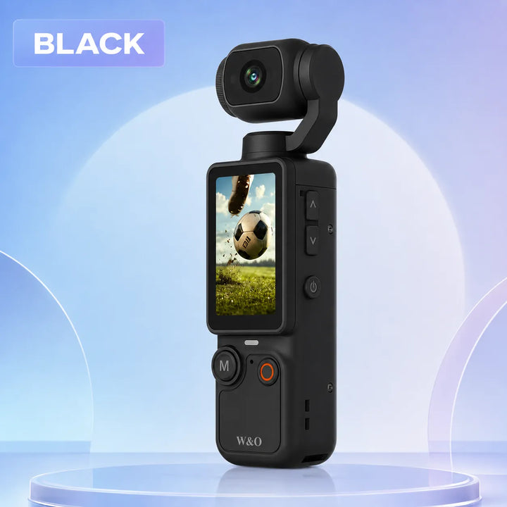 4K Gimbal Vlogging Camera – 1‑Inch Sensor, Vertical Screen, 64GB Card