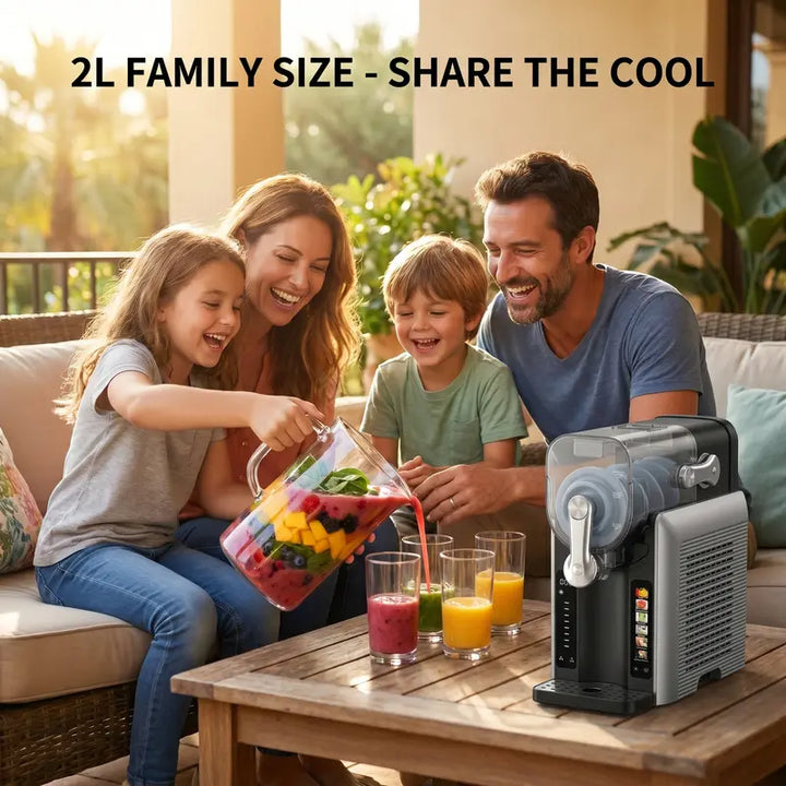 SUPWIN™ Household Slushie Machine - 54 oz Large Capacity, LED Display, 6 Preset Programs, No Ice Needed for Margaritas