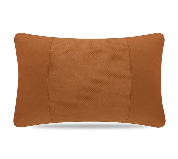 Maybach-Style Alcantara Neck Pillow – Ergonomic Headrest Support Cushion