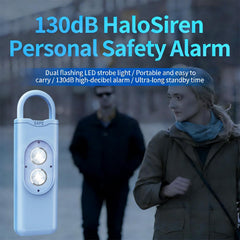 Personal Safety Alarm Keychain - 130dB Siren with LED Strobe