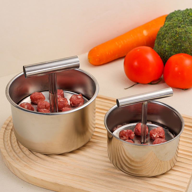 Stainless Steel Meatball Maker 12-Hole – Press &amp; Pop Mould