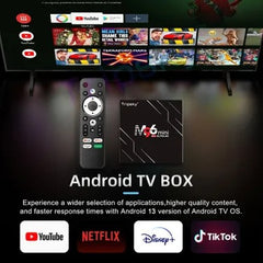 M96 Mini 8K Android 13 TV Box – RK3528, 2.4G+5G WiFi, Voice Remote