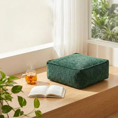 Corduroy Storage Ottoman Cover – Fill, Zip, and Sit