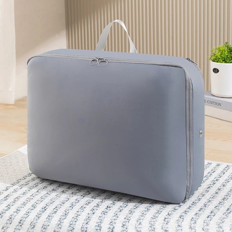Compression Max Storage Bags – Space Saving for Home and Travel – Vacuum-Free Compression – Waterproof Nylon – Durable and Lightweight - Gray