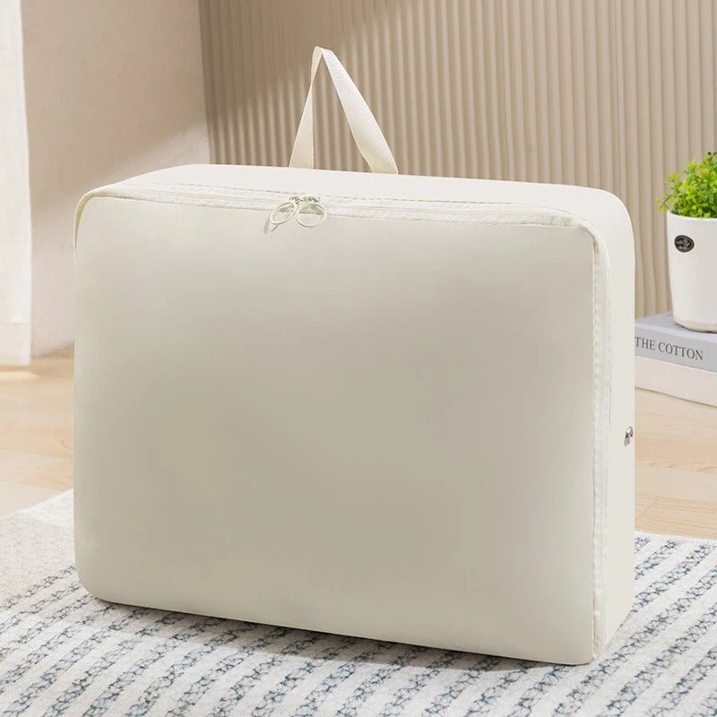 Compression Max Storage Bags – Space Saving for Home and Travel – Vacuum-Free Compression – Waterproof Nylon – Durable and Lightweight - Beige